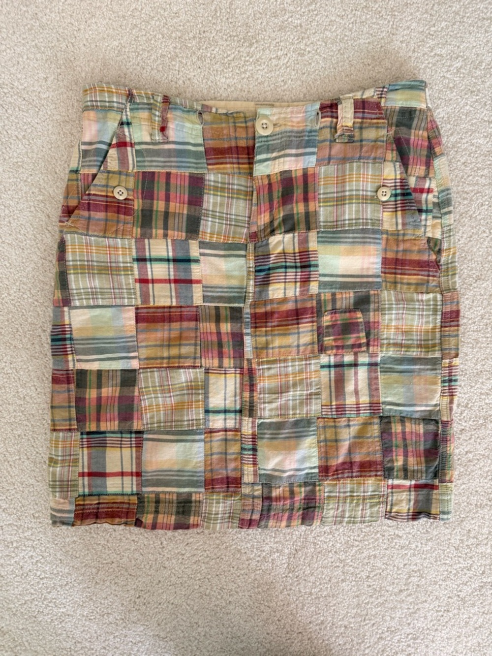 Madras skirt